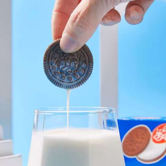 Pesaje a granel Bocadillo pequeño Sándwich Galletas Leche Flaovr Sándwich Galleta